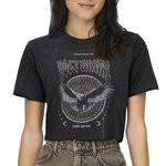 Only T-shirt Noir Femme Only Lucy. Coloris disponibles : Noir