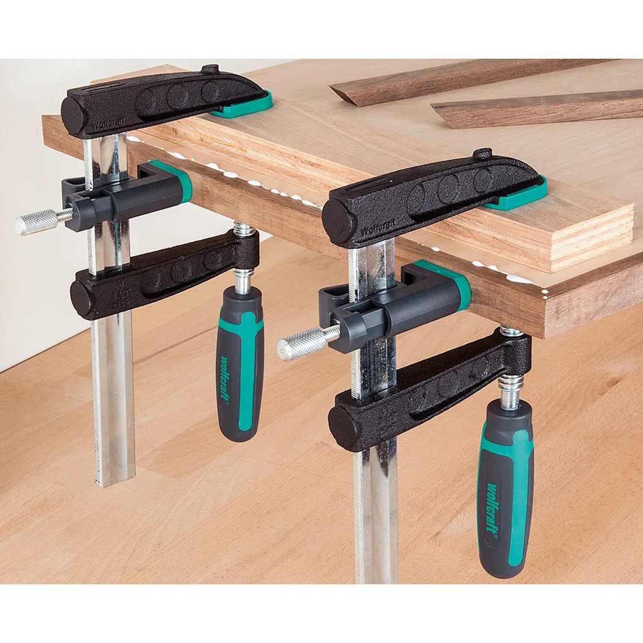 Voir la diapositive 4 : WOLFCRAFT wolfcraft Serre-joints de bord KS 24 2 pcs 3037000