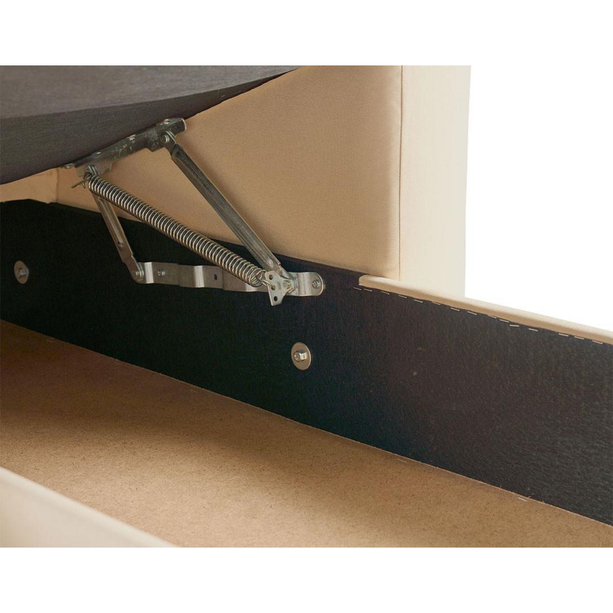 BEST MOBILIER Martha - canapé d'angle réversible 4 places - convertible avec coffre - en tissu