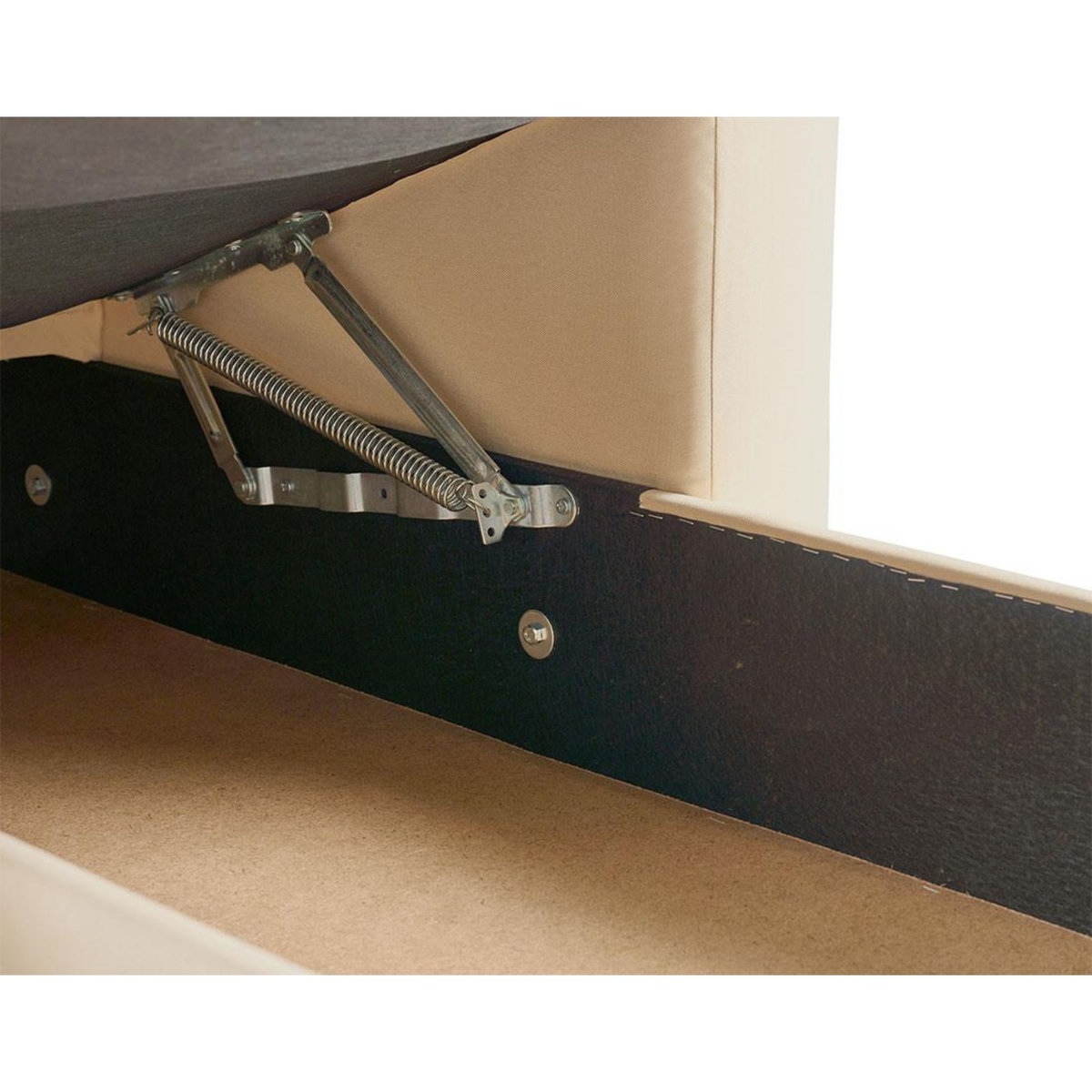 BEST MOBILIER Martha - canapé d'angle réversible 4 places - convertible avec coffre - en tissu