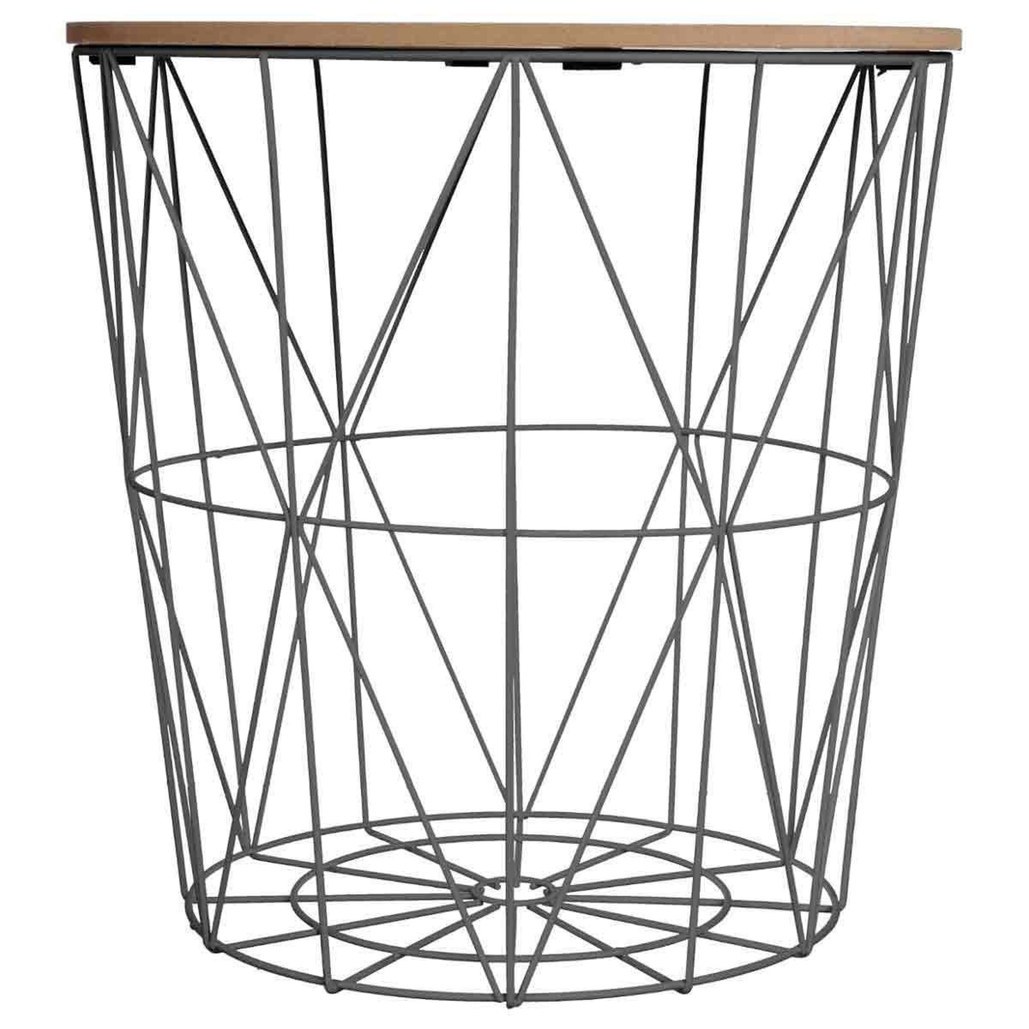 Voir la diapositive 2 : ATMOSPHERA Table d'appoint design  kumi  41cm noir