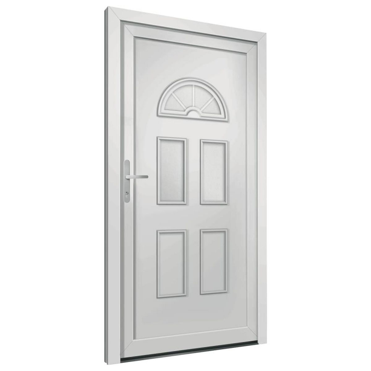 VIDAXL Porte d'entree blanc 88x190 cm PVC