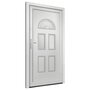 Voir la diapositive 4 : VIDAXL Porte d'entree blanc 88x190 cm PVC