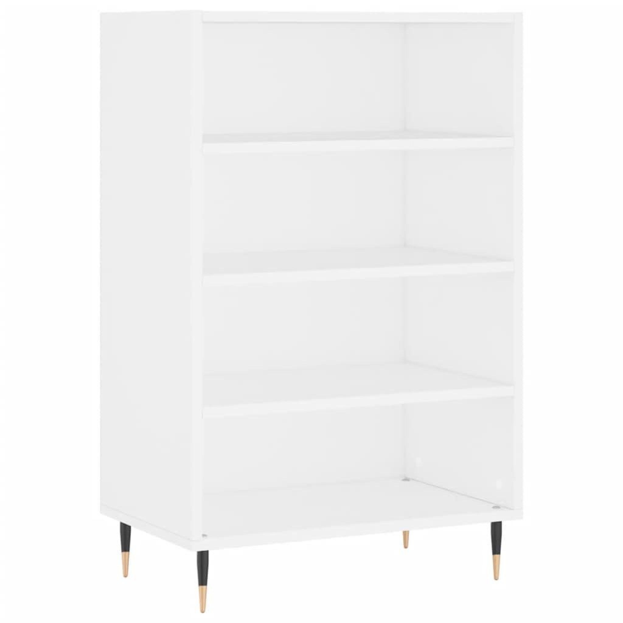 Voir la diapositive 2 : VIDAXL Buffet haut blanc 57x35x90 cm bois d'ingenierie
