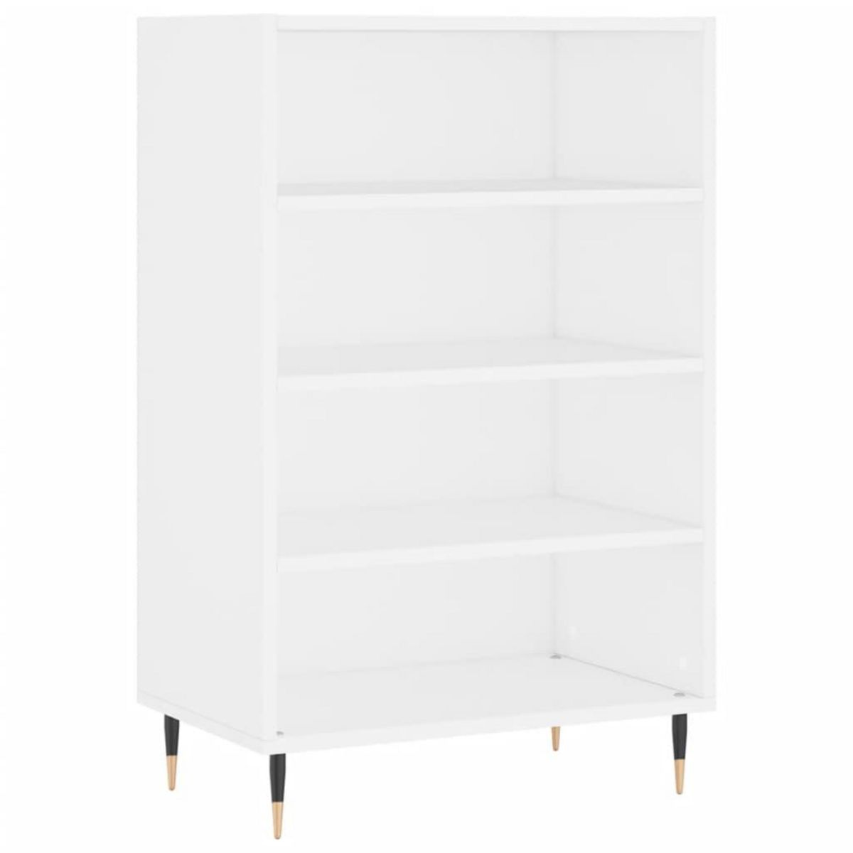 VIDAXL Buffet haut blanc 57x35x90 cm bois d'ingenierie