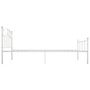 Voir la diapositive 4 : VIDAXL Cadre de lit Blanc Metal 90 x 200 cm