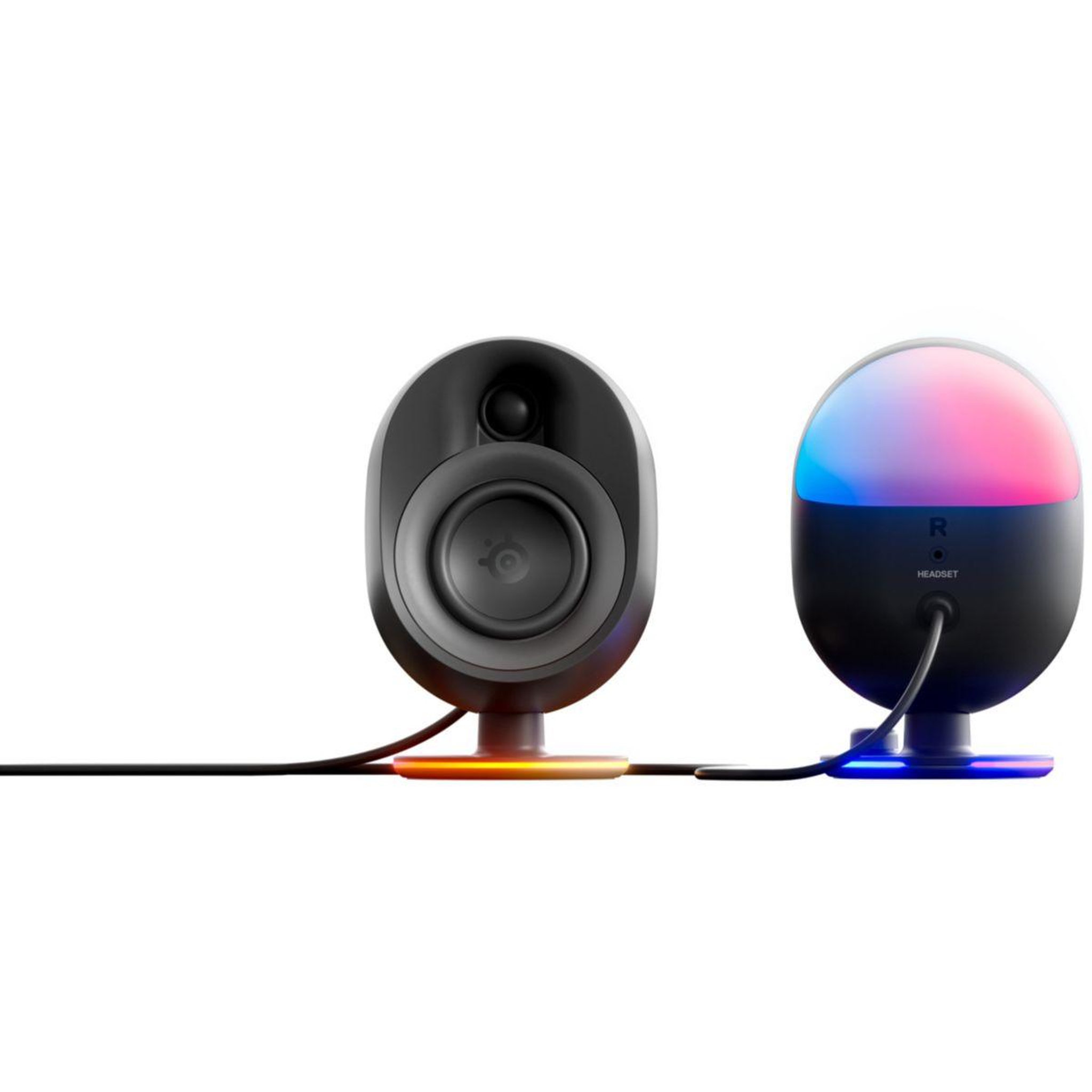Voir la diapositive 2 : STEEL SERIES Enceinte pc arena 7 - black