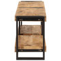Voir la diapositive 3 : VIDAXL Meuble TV 160x30x40 cm bois massif de manguier