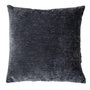 Voir la diapositive 1 : Paris Prix Coussin Déco en Velours  Velvet  40x40cm Gris Foncé