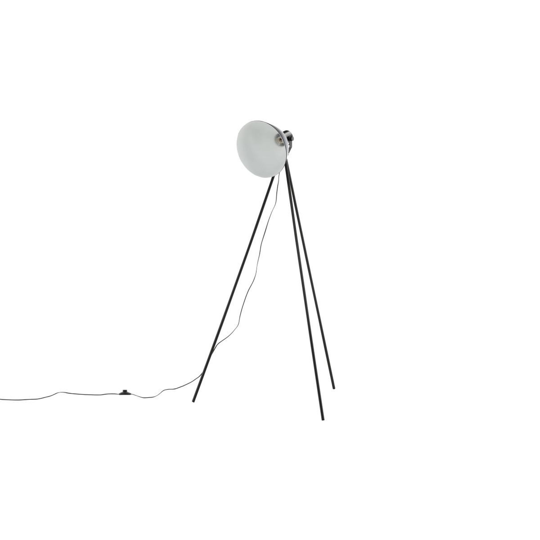 Voir la diapositive 3 : Paris Prix Lampadaire trépied en métal  tiv  140cm noir
