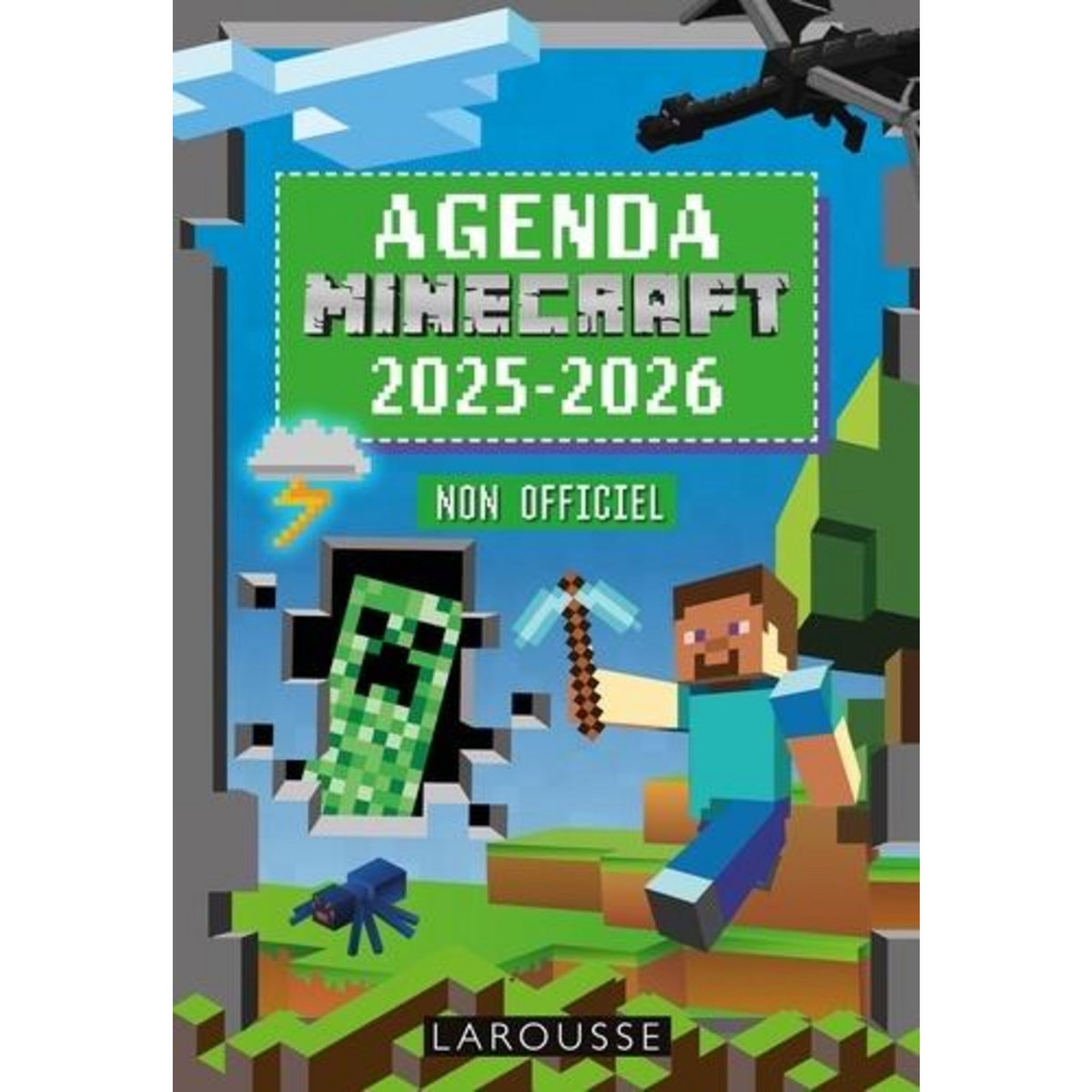 AGENDA MINECRAFT. NON OFFICIEL, EDITION 2025-2026, Larousse