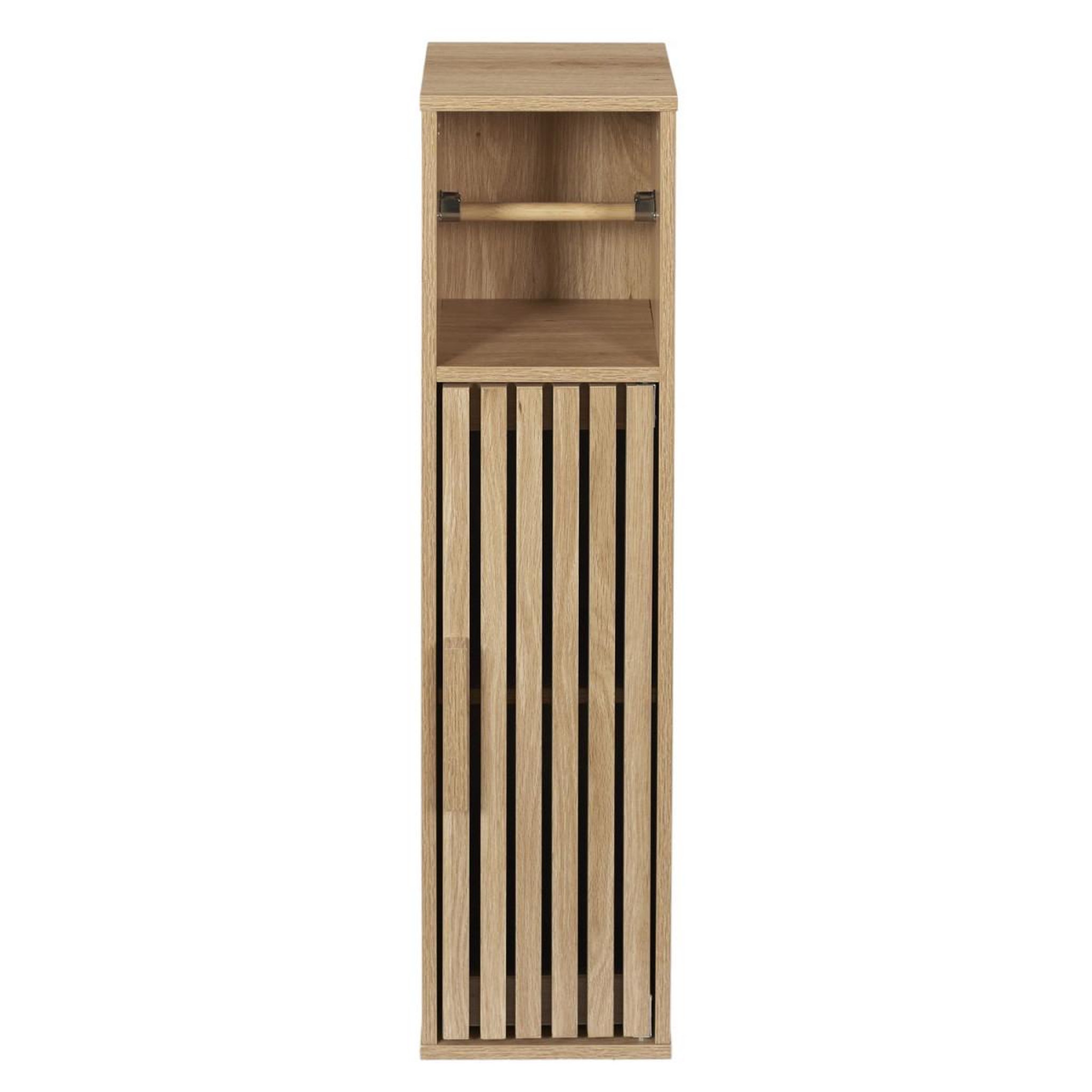 Voir la diapositive 2 : The Home Deco Factory Dérouleur papier wc  klaus  78cm marron