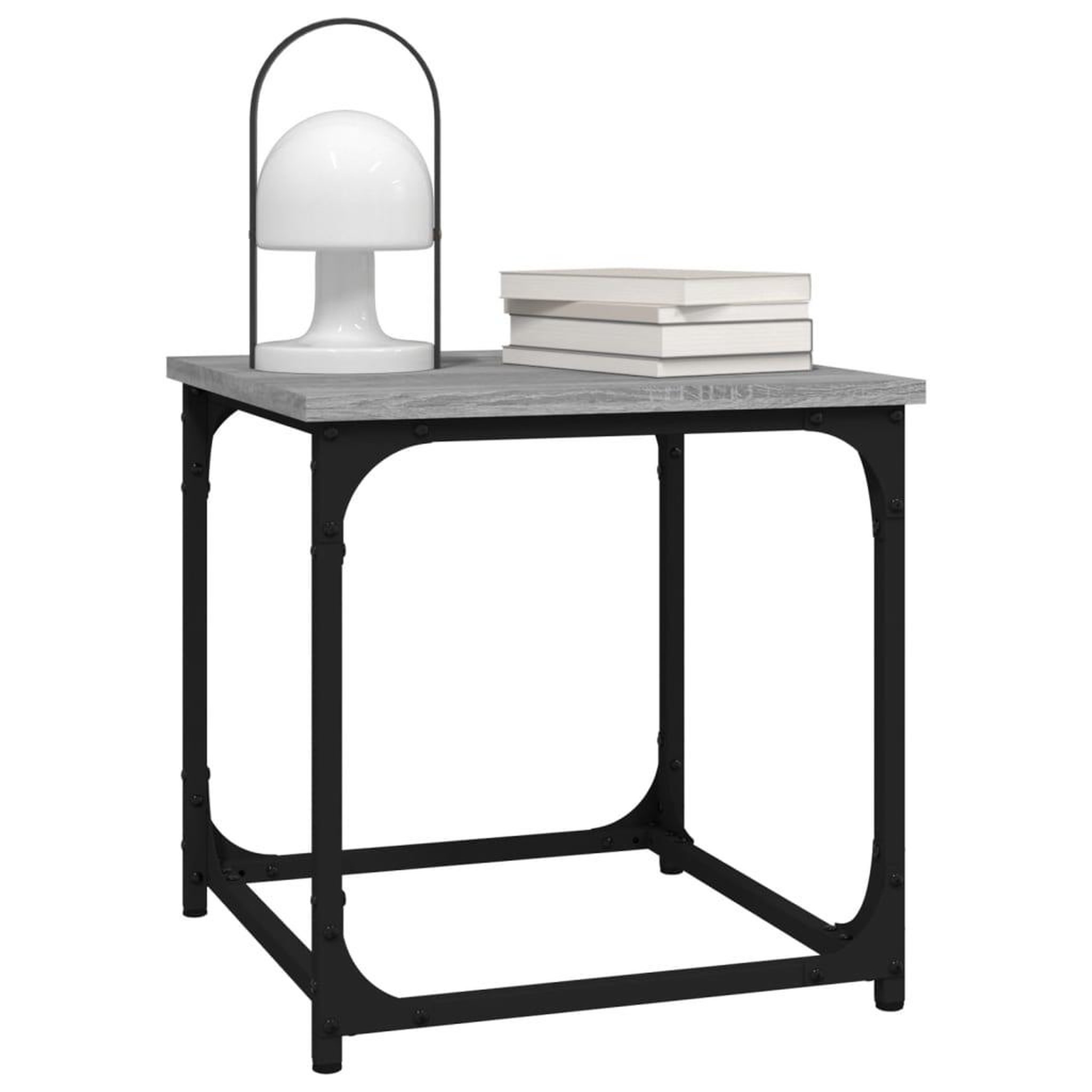 Voir la diapositive 4 : VIDAXL Table d'appoint Sonoma gris 40x40x40 cm Bois d'ingenierie