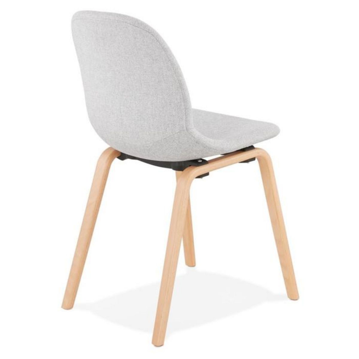 Paris Prix Chaise Design en Tissu  Tikel  81cm Gris & Naturel