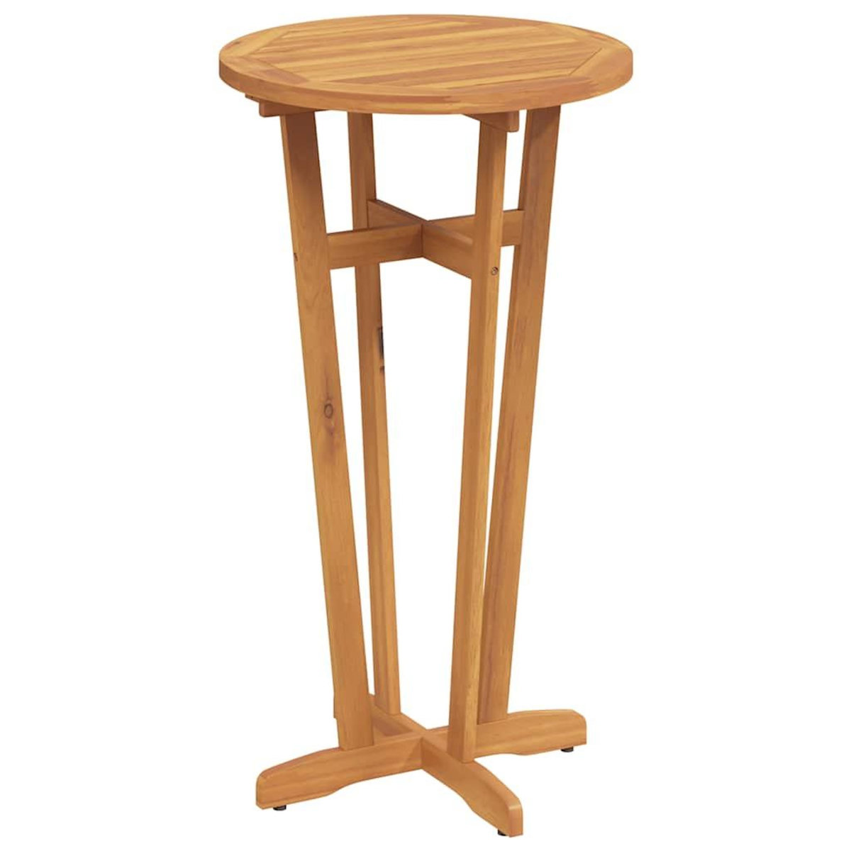 VIDAXL Table de bar de jardin Ø60x105 cm Bois d'acacia solide