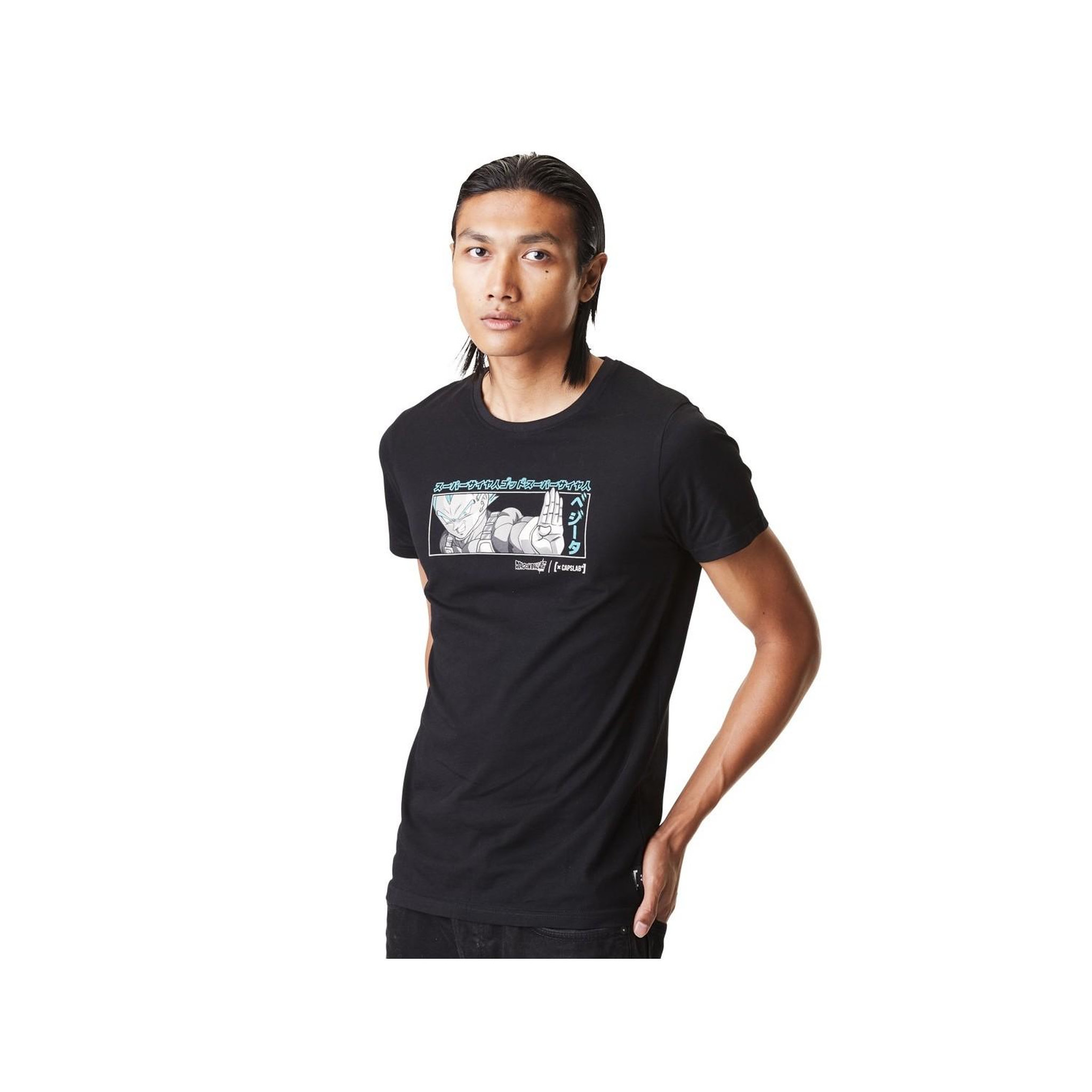 Voir la diapositive 3 : CAPSLAB T-shirt homme dragon ball super vegeta