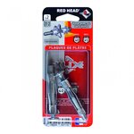 RED HEAD Lot de 2 chevilles et vis à expansion klix RED HEAD, Diam.8 x L.53 mm