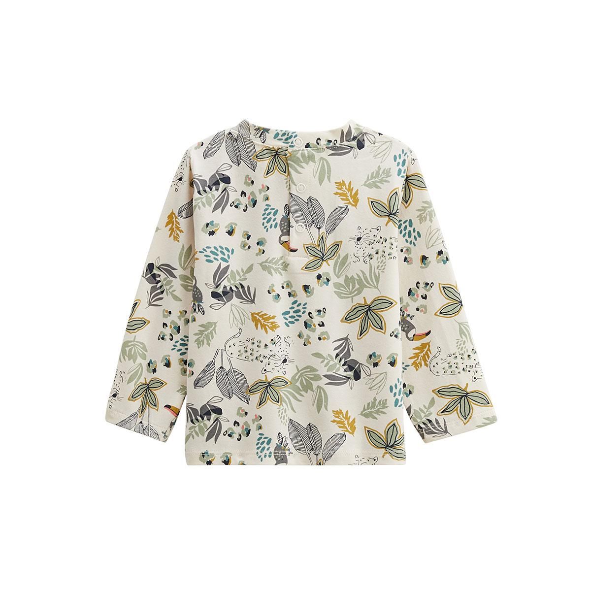 Petit Béguin Ensemble salopette bébé et t-shirt Boavista