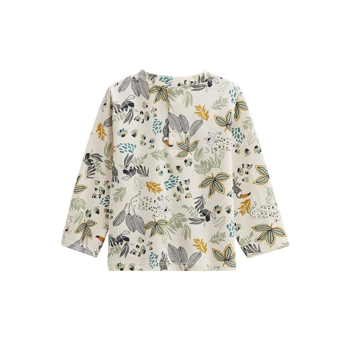 Petit Béguin Ensemble salopette bébé et t-shirt Boavista