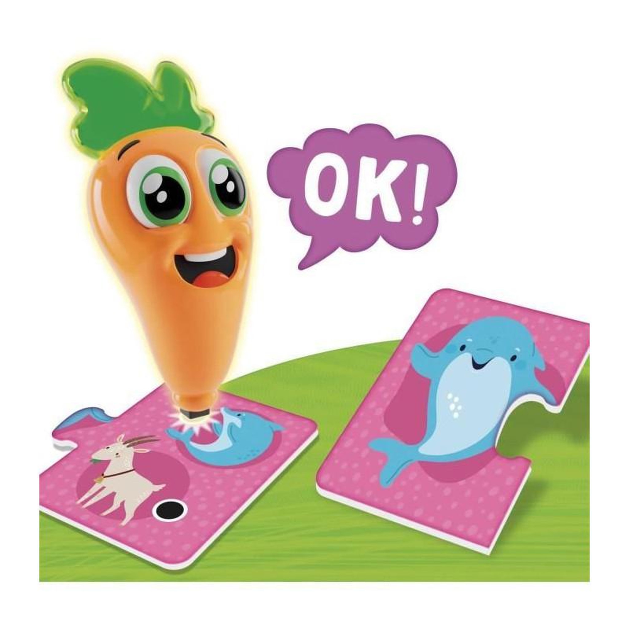 Voir la diapositive 3 : LISCIANI GIOCHI Stylo parlant - CAROTINA BABY - Apprentissage des animaux, Stylo interactif