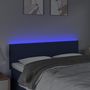 Voir la diapositive 3 : VIDAXL Tete de lit a LED Creme 144x5x78/88 cm Tissu