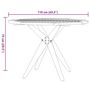 Voir la diapositive 6 : VIDAXL Ensemble a manger de jardin 5 pcs Bois d'acacia solide
