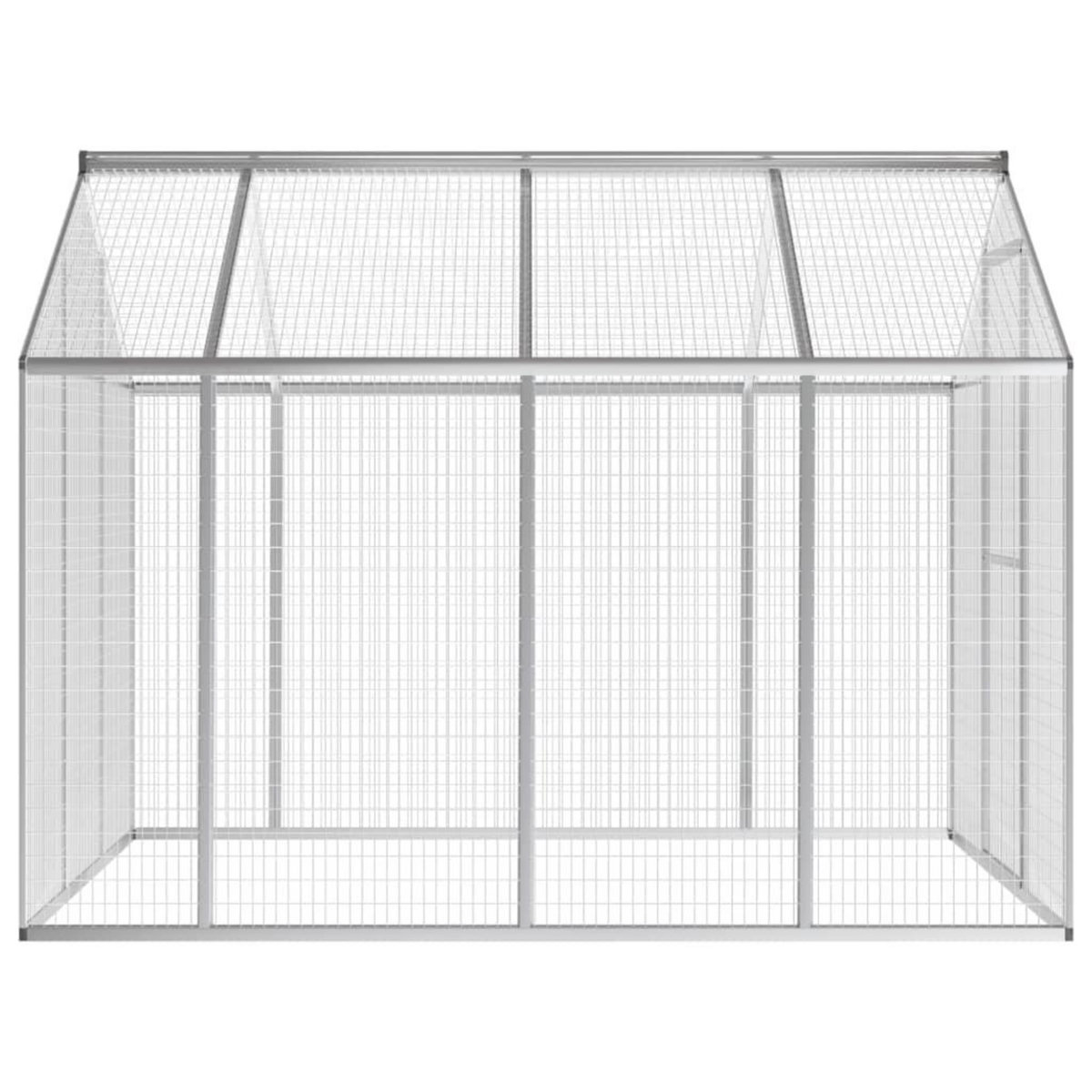 VIDAXL Voliere d'exterieur Aluminium 178 x 242 x 192 cm