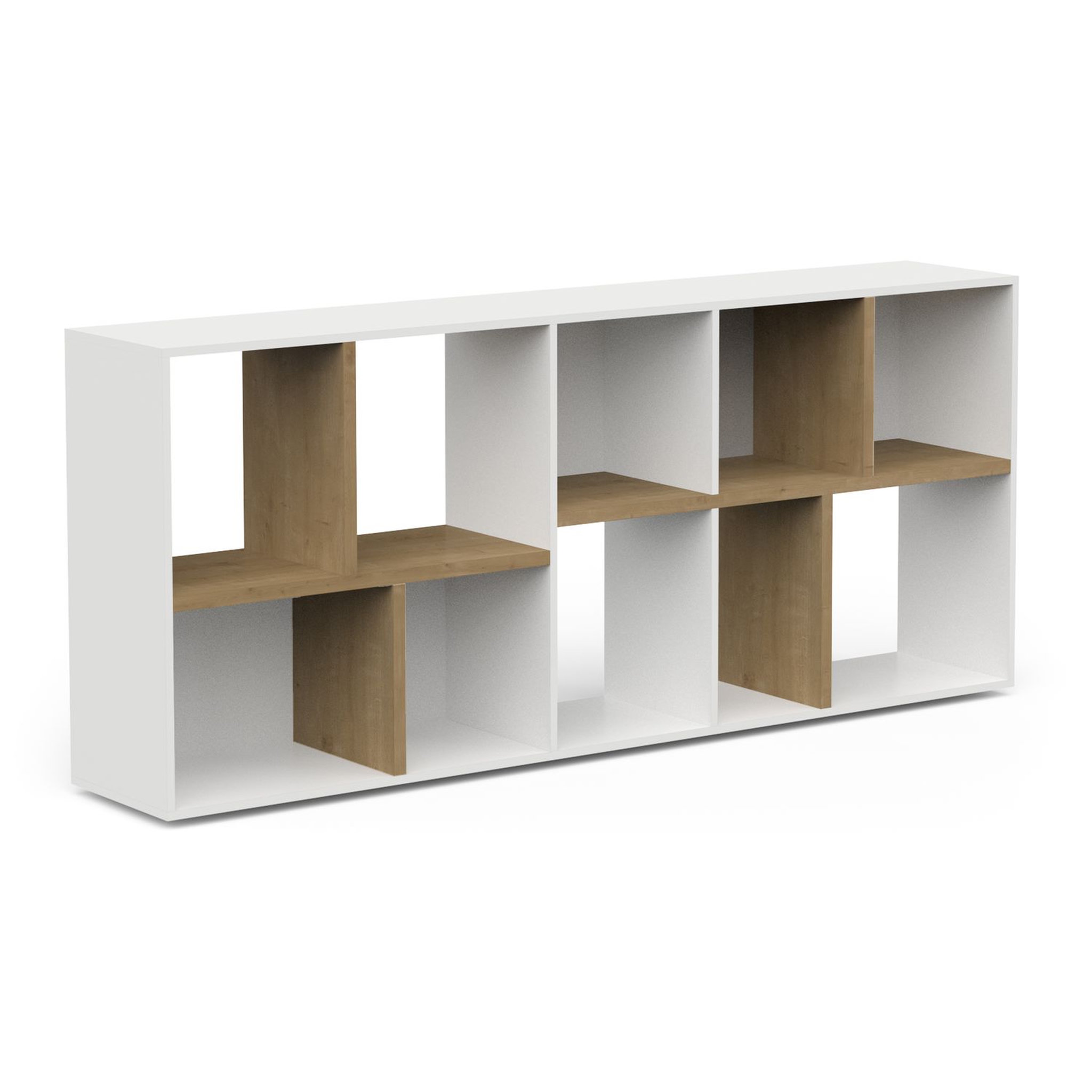 Voir la diapositive 5 : Bibliothèque 10 niches L78 cm ILYES