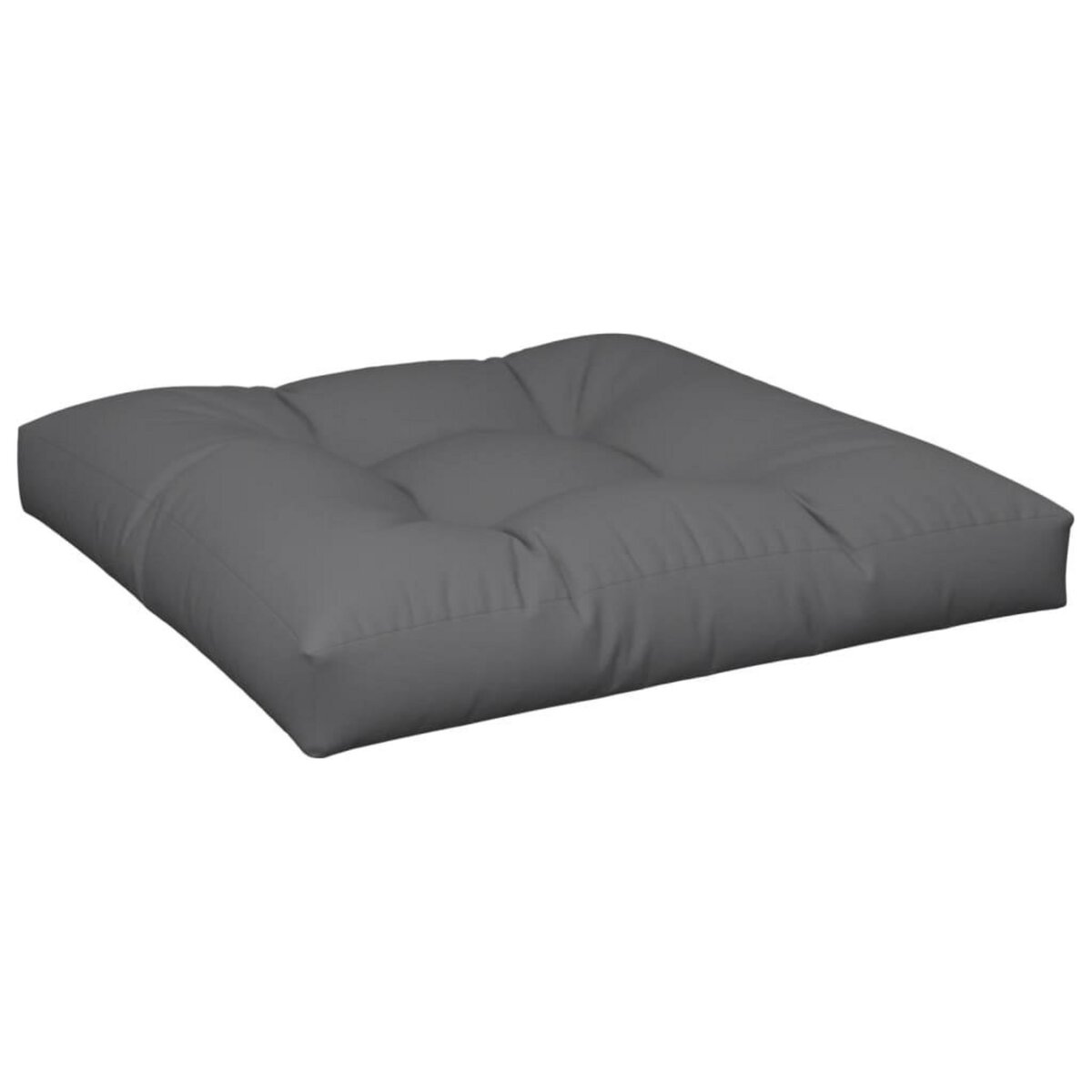 VIDAXL Coussins de palette lot de 2 anthracite tissu