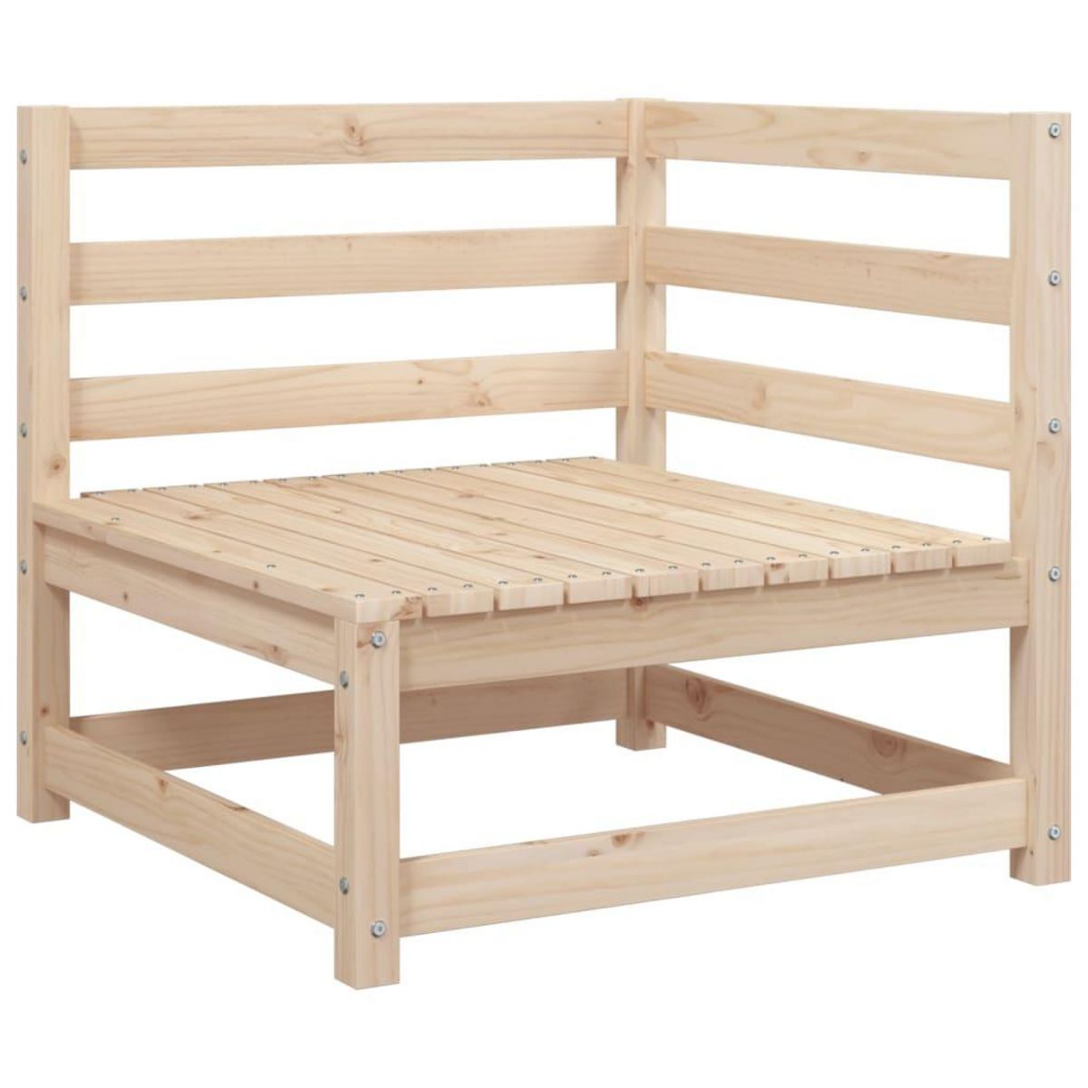 VIDAXL Salon de jardin 2 pcs bois de pin massif