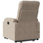 Voir la diapositive 5 : VIDAXL Fauteuil inclinable de massage taupe tissu microfibre