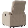 Voir la diapositive 5 : VIDAXL Fauteuil inclinable de massage taupe tissu microfibre