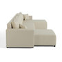 Voir la diapositive 6 : BEST MOBILIER Regala - canapé panoramique - 7 places - convertible avec coffre - en tissu