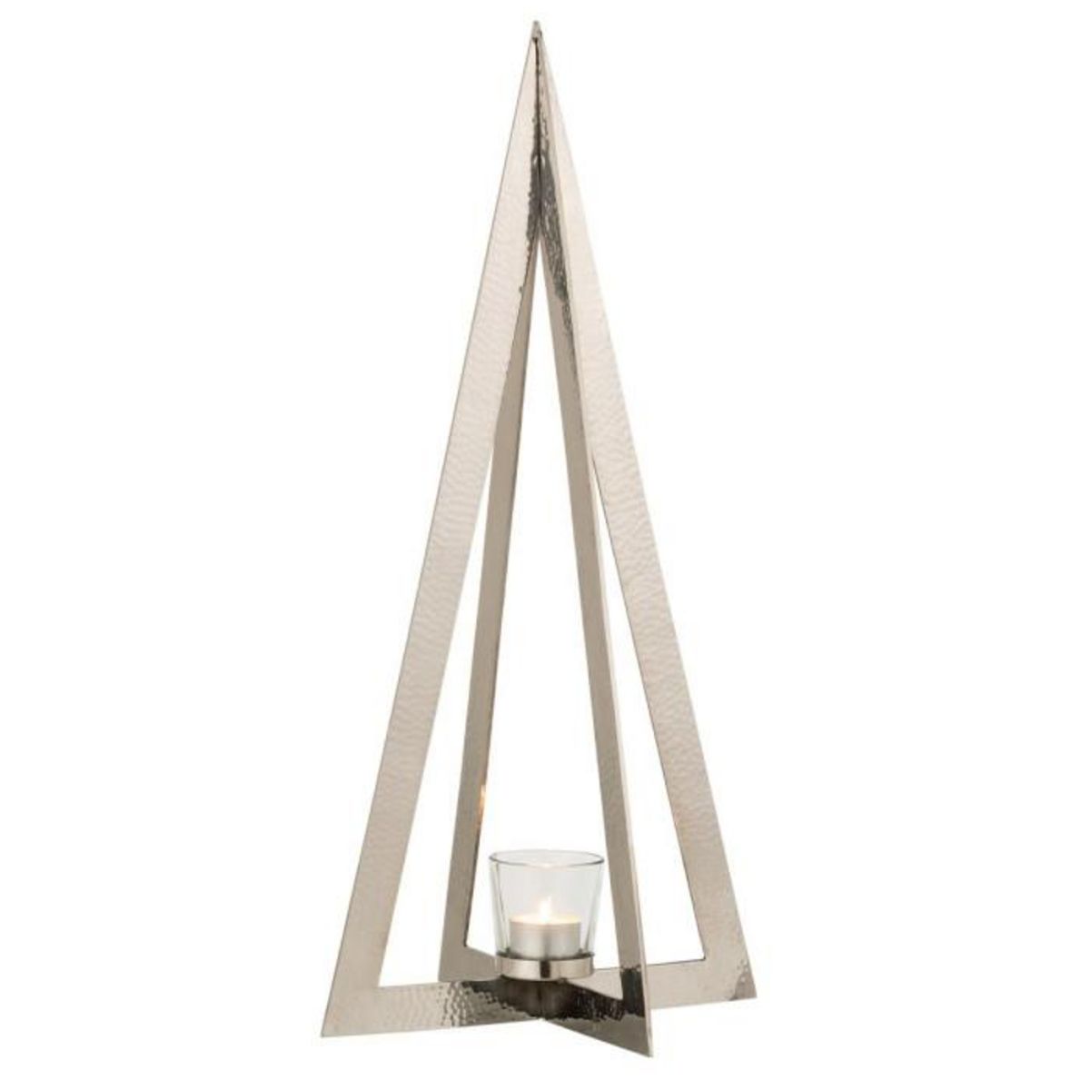 Paris Prix Photophore en Métal Design  Arbre  58cm Argent