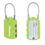 Master lock Lot de 2 cadenas porte-adresse à combinaison - 4684eurtcol