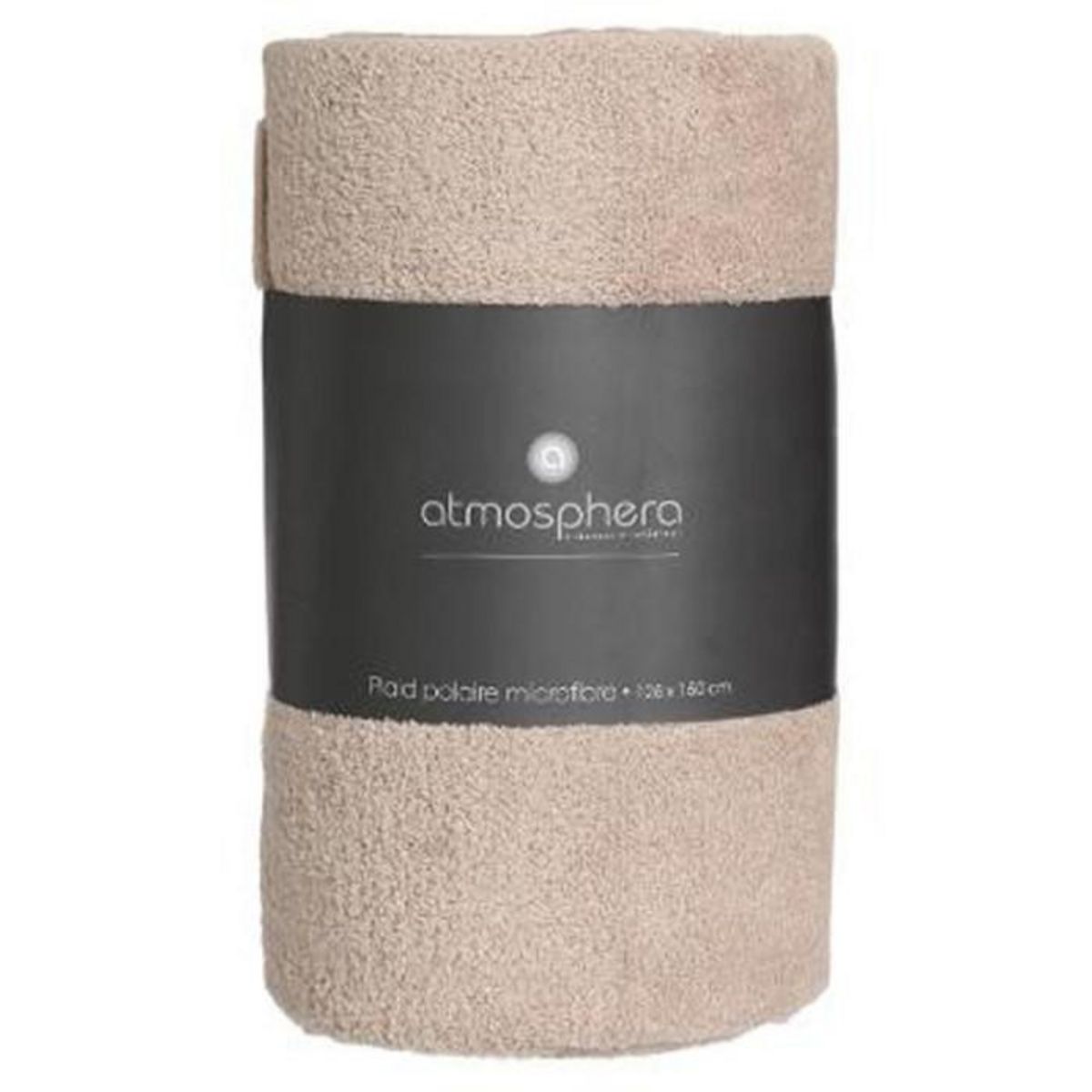 ATMOSPHERA Plaid Polaire  Microfibre  125x150cm Lin