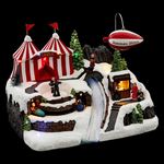 FEERIC LIGHT & CHRISTMAS Village de Noël  Dirigeable  31cm Multicolore