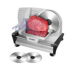 FUTECHER Trancheuse électrique Fohere 200W avec 2 lames en acier inoxydable