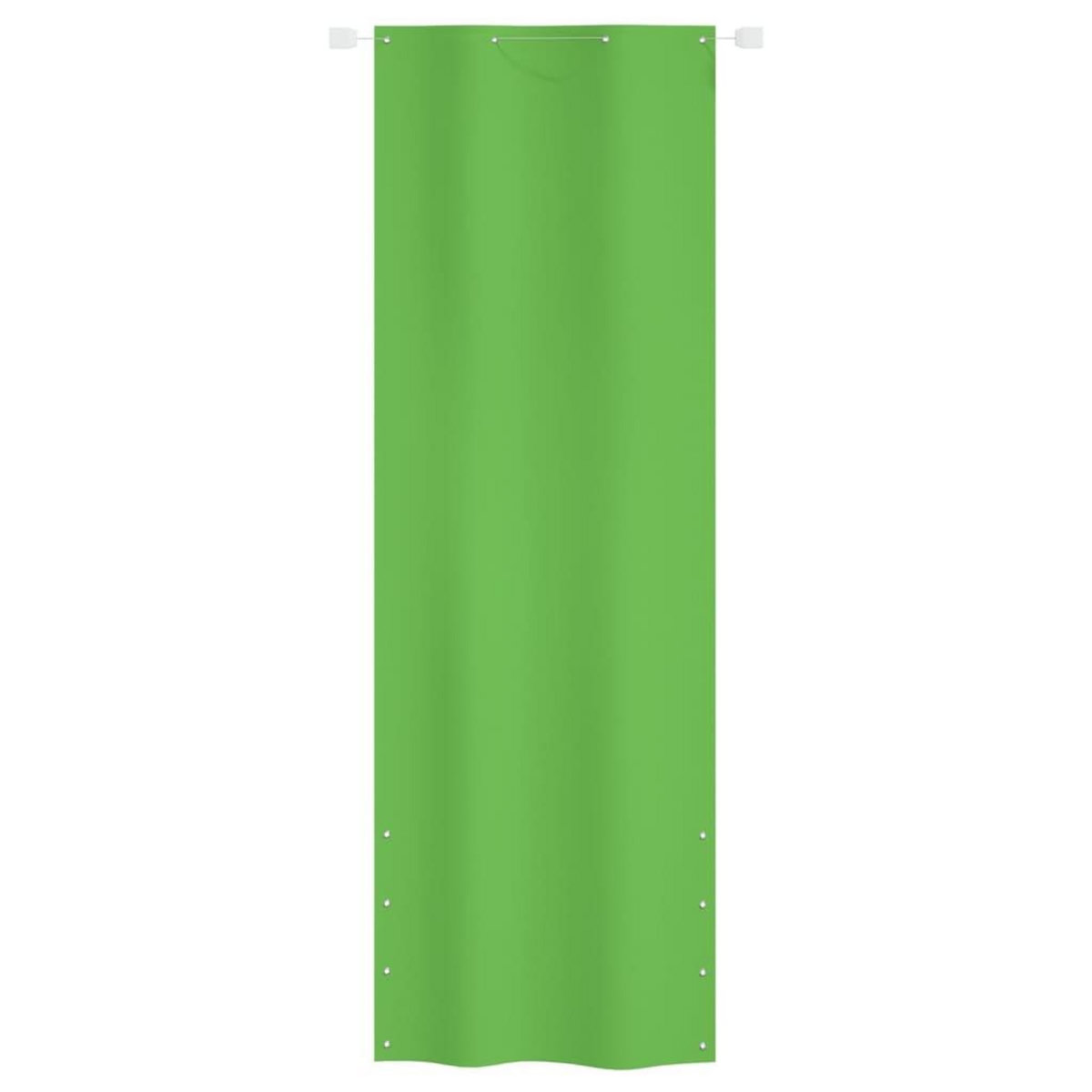 VIDAXL Ecran de balcon Vert clair 80x240 cm Tissu Oxford