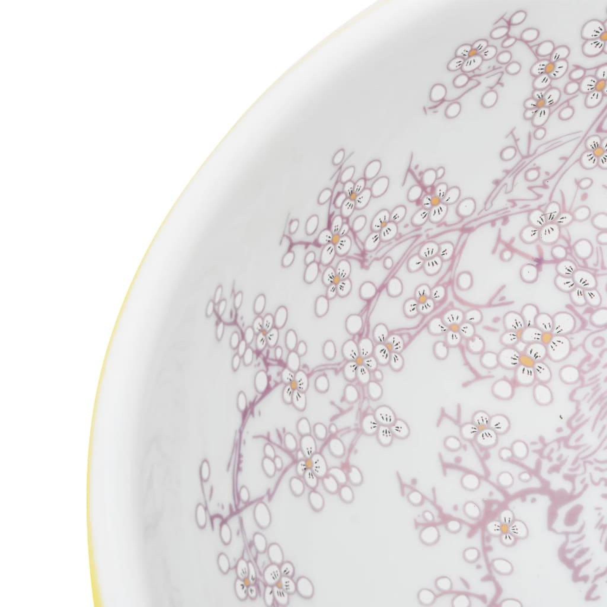 Voir la diapositive 5 : VIDAXL Vasque a poser blanc et jaune rond Φ41x14 cm ceramique