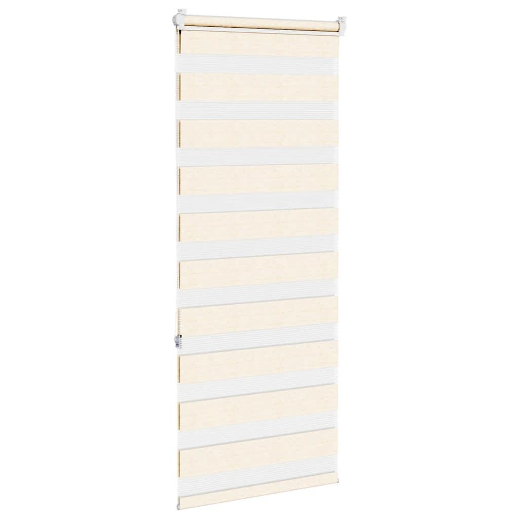 Voir la diapositive 4 : VIDAXL Store zebre beige marbre largeur du tissu 60,9 cm polyester