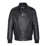 Schott Blouson cuir Noir Homme Schott LCBOMBA. Coloris disponibles : Noir