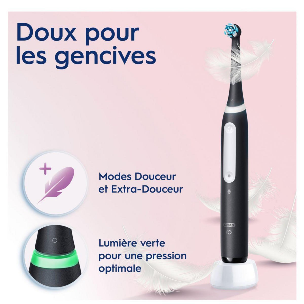 ORAL B Brosse à dents électrique iO4n Matt Black + Travel Case