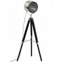Voir la diapositive 1 : ATMOSPHERA Lampadaires bois et métal Ebor - Hauteur 150 cm - Noir