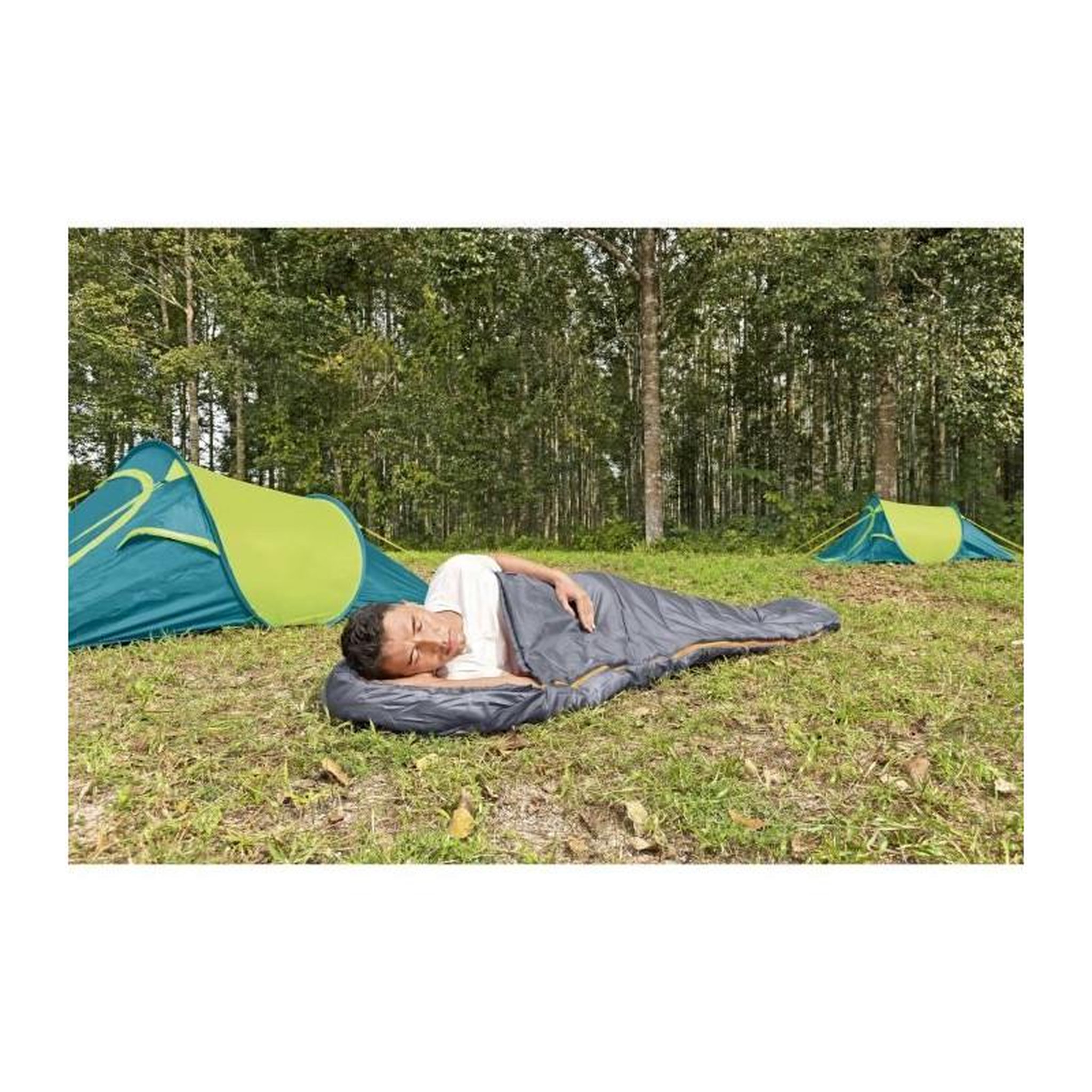 Voir la diapositive 6 : BESTWAY Sac de couchage - BESTWAY - 68103 - 180 x 75 cm - Idéal 3°C a 8°C - Polyester 210T