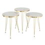 Voir la diapositive 1 : Paris Prix Lot de 3 Tables d'Appoint  Lottie  56cm Blanc