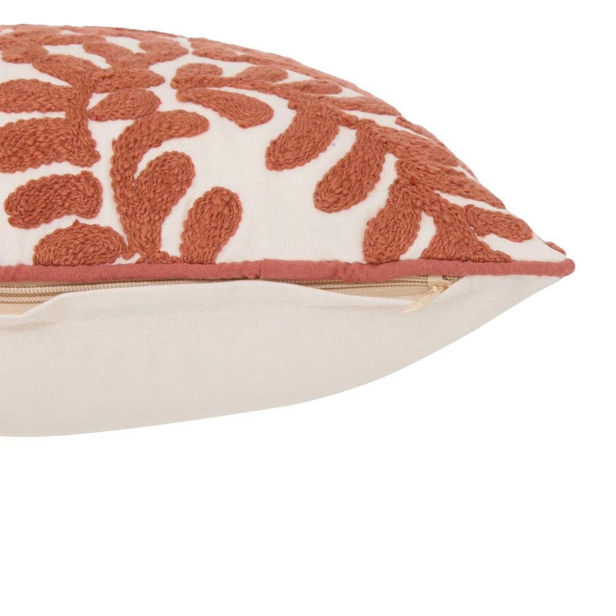 Voir la diapositive 2 : ATMOSPHERA Housse de coussin  sienna  40x40cm terracotta