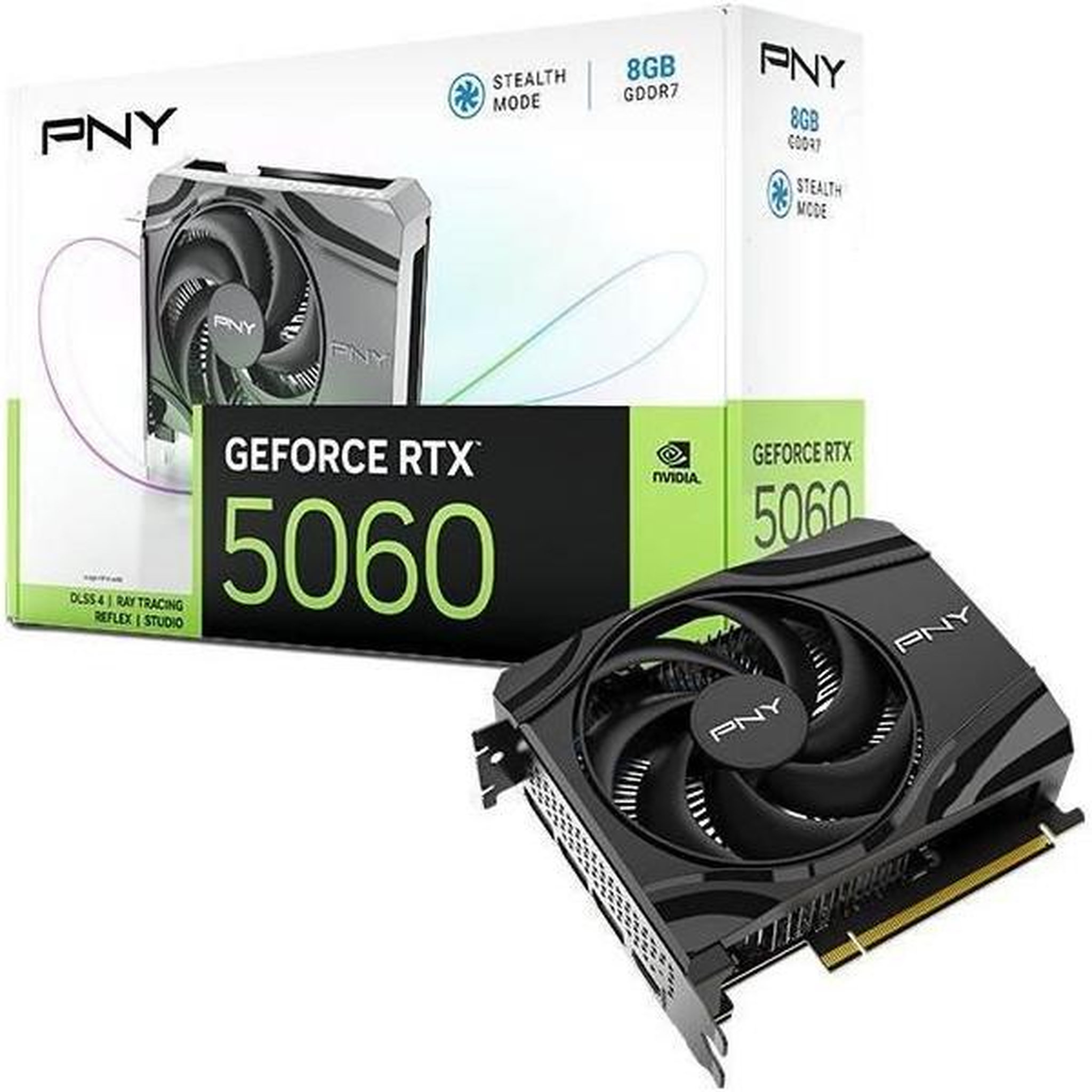 PNY Pny - carte graphique - nvidia - geforce rtx 5060 - single fan - 8 go