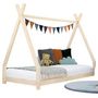 Voir la diapositive 1 : BENLEMI Lit simple en bois NAKANA tipi 90x160cm