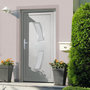 Voir la diapositive 1 : VIDAXL Porte d'entree Blanc 108x200 cm PVC